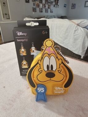 Loungefly Disney Pluto Party Hat Coin Purse - Yellow, Black, Pink, Blue